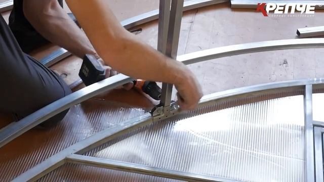 Видео по сборке (монтажу) теплицы КРЕПЧЕ Усиленная