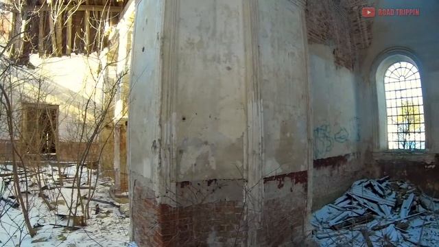 Заброшенная церковь Космы и Дамиана(Кузьмы и Демьяна). Лебедянский район. смотреть онлайн