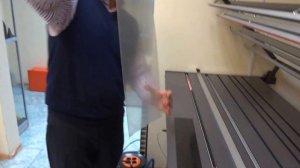 Термогибка ПЭТ 0,5 мм с использованием контактного профиля