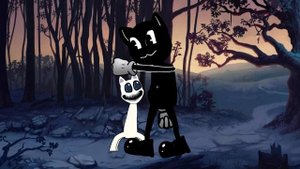 Cartoon cat VS SCP-096