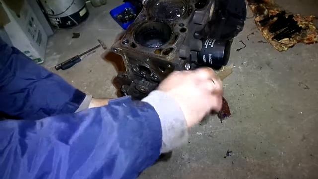 59 Снятие шестерни коленвала двигателя Джили МК копия двгателя TOYOT A4 FE смотреть онлайн