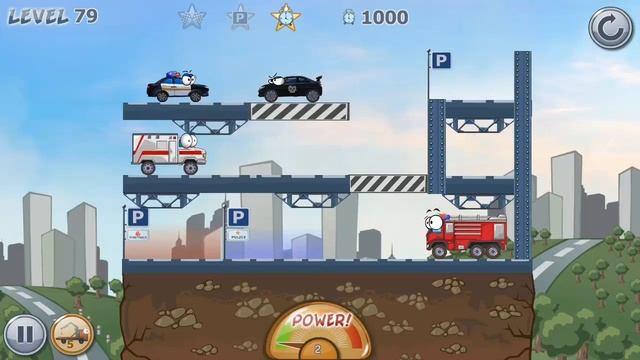Car Toons ! - Game Walkthrough (Level 73 To 84) смотреть онлайн