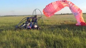 Алейский одноместный аэрошют (полет)