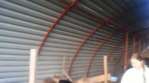самодельные дуги продолжение  строим ангар