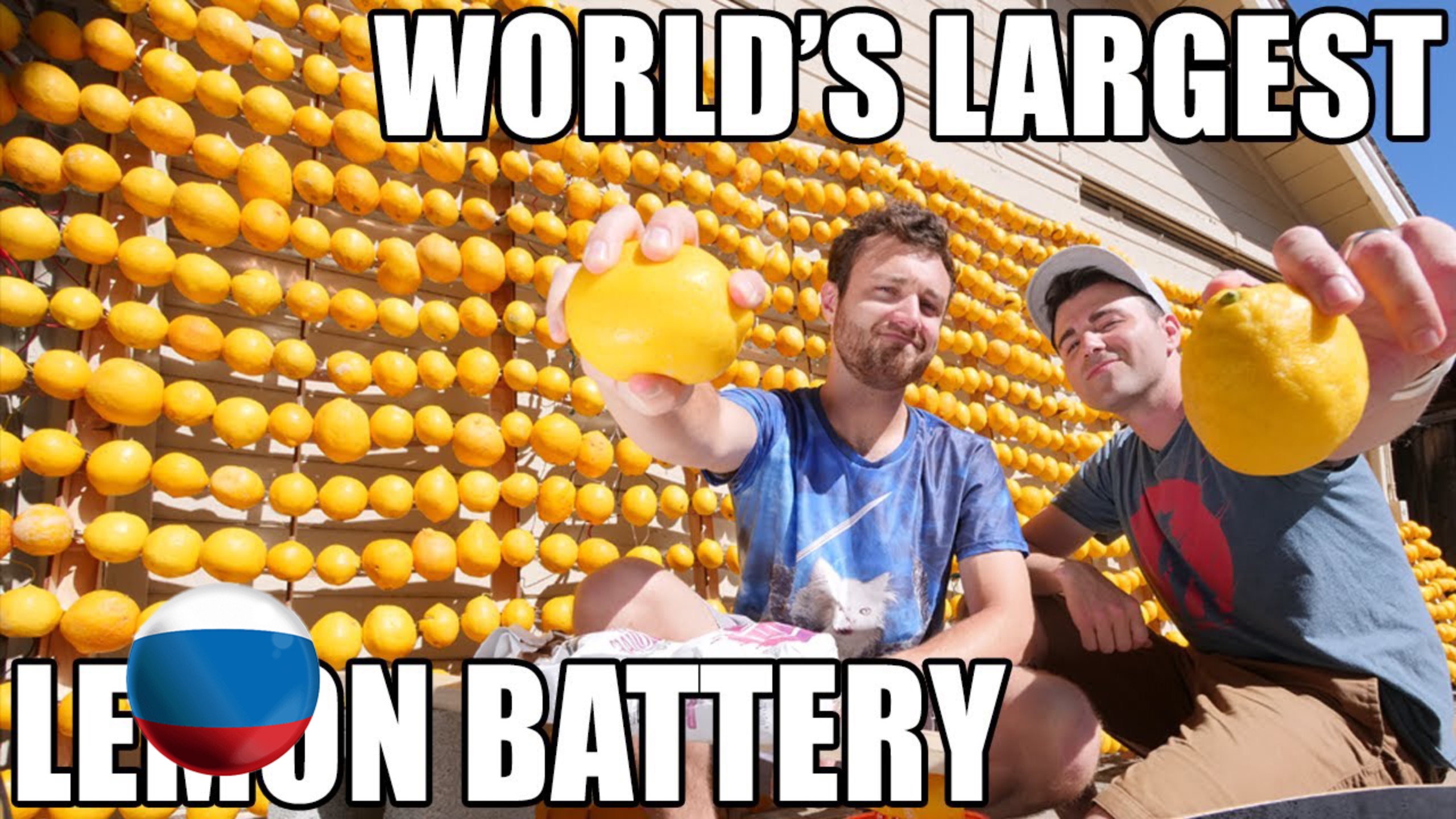 [Mark Rober] Самая Большая Лимонная Батарейка в Мире [Марк Робер] смотреть онлайн