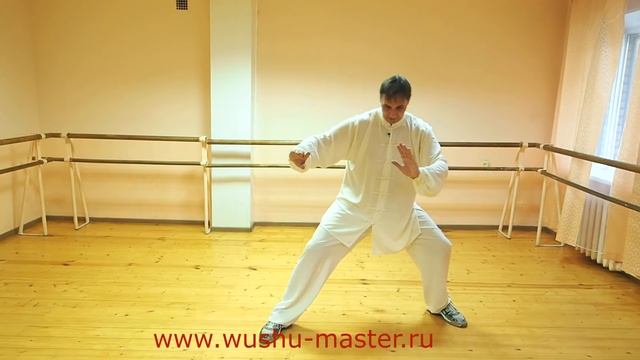 Тайцзицюань Ур 9 48ф Чэнь тайцзи ушу цигун // Hunyuan Tai Chi 48 Form Lesson 9 taiji wushu qigong смотреть онлайн