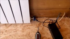 Обогреватель для бойлера и радиатора на халяву первый тест