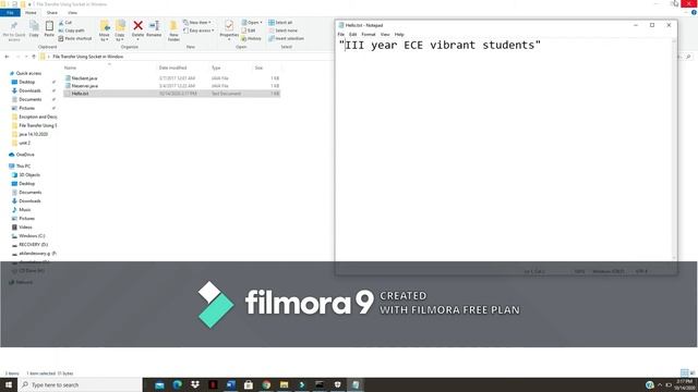 How to run java code for file transfer using socket