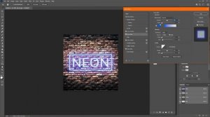 Neon Effect | Photoshop Tutorial | Glowing Neon Text