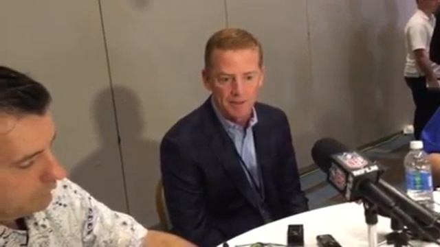 Jason Garrett says Alfred Morris is an impressive runner, excited to have him