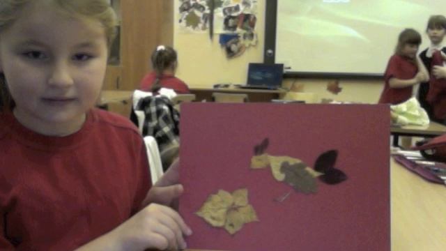 Поделки из осенних листьев 1А смотреть онлайн