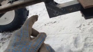 Самый простой и удобный Отвал самодельный для мотоблока брайт 135GA