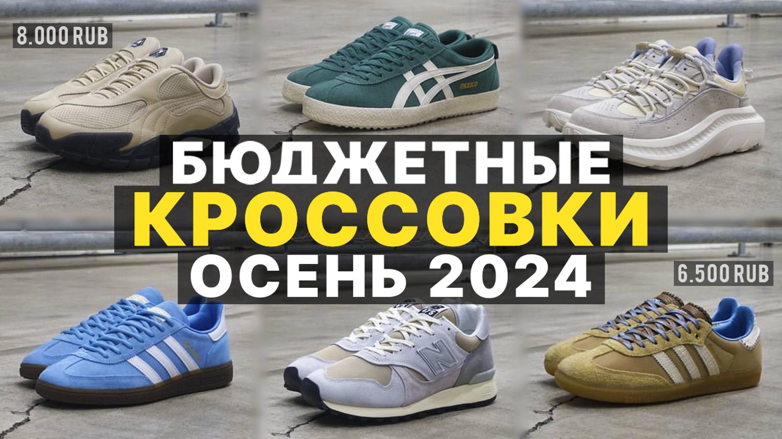 Какие Бюджетные Кроссовки На Осень 2024 Выбрать / Лучшие Кроссовки На Осень До 10.000