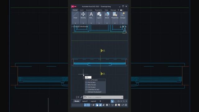 Properties - Line Type Scale - AutoCAD Tutorials #architecture #autocad