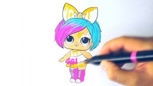 Куклы ЛОЛ Сюрприз Раскраски Для Девочек Раскраска для Детей Splatters Lol