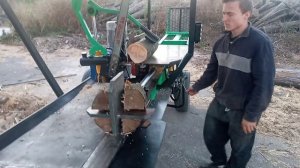 Дровокол с пилкой  Forte лутший дровокол в ютубе
