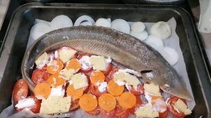 Запекание стерляди в духовке