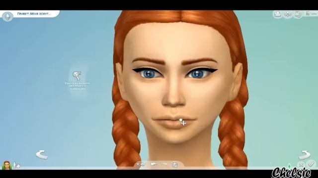The sims 4 CAS Анна (Холодное Сердце) смотреть онлайн
