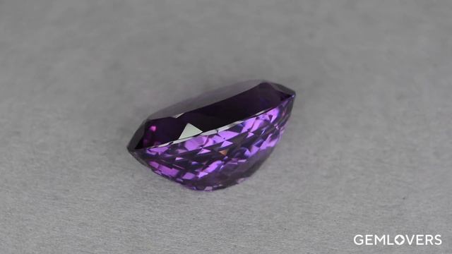 Крупный ювелирный аметист 47.45 ct смотреть онлайн