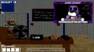 Bonnie Plays Five Nights at Baldi's Nightmare