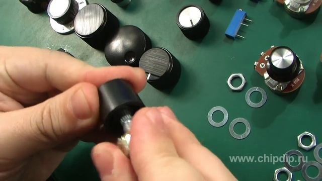 Ручки для переменных и подстроечных резисторов