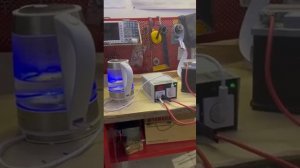 Тест инвертора ИС-12-1500У с чистой синусоидой для свч, а может с перегрузом?)))