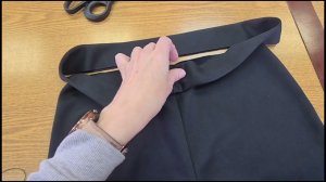 Обработка  пояса  с круговой резинкой