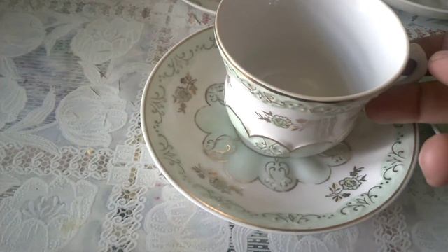 004 Моя коллекция чашек. 4 пары Дулевский чашек в отличном состоянии смотреть онлайн