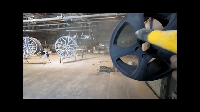 Покраска автомобильных дисков порошковой краской