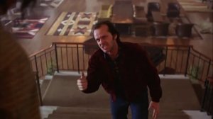 THE SHINING STAIRCASE SCENE