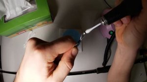 ЧИСТКА КОЛЕЦ НА СПИННИНГЕ.ЧИСТИМ ФРЕЙЗЕРОМ ДЛЯ МАНИКЮРА.УХОД ЗА СПИННИНГОМ