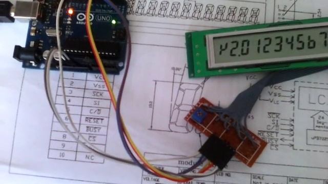 test afisaj KTM-S1201 folosind Arduino смотреть онлайн