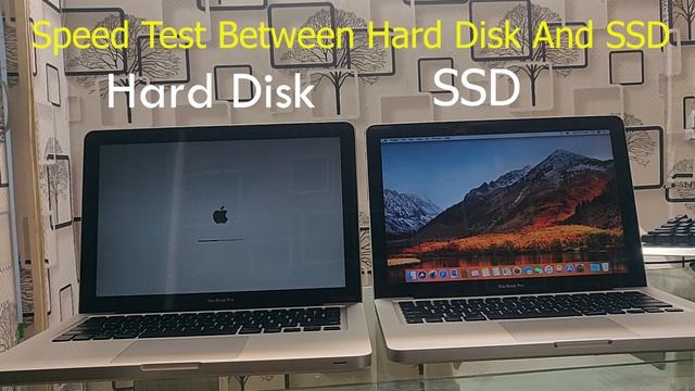 Macbook Pro 2012 Hard Disk vs SSD Speed Test смотреть онлайн