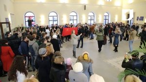 Ролик "Флешмоб на вокзале в Тирасполе"