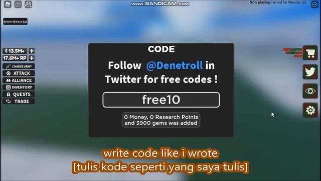 NEW UPDATE CODES *CHRISTMAS UPDATE* ALL CODES! Noob Army Tycoon ROBLOX | December 13, 2021 смотреть онлайн