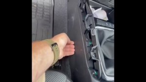 Mazda BT50 2023 gear shift switch panel removal