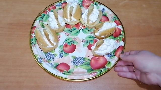 Заварные пирожные ”Лебеди”(самый простой рецепт приготовления)