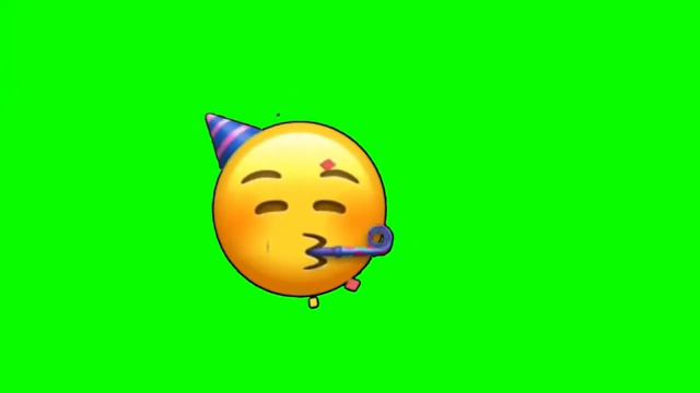 Футаж 🥳 (смайлики) /на зелёном фоне/хромакей