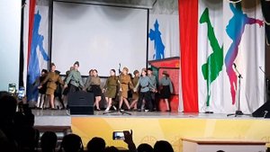 студия танца Тохорюун, п. Усть-Ордынский. военная плясовая