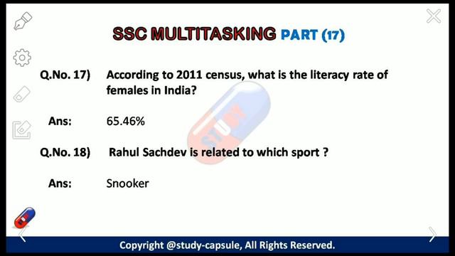 "Important GK Questions for SSC MTS, CGL & CPO Exams! - (Part 17)" - Study Capsule смотреть онлайн