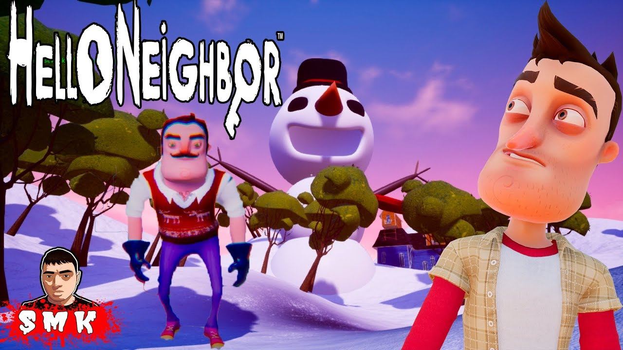 Новогодний hello neighbor