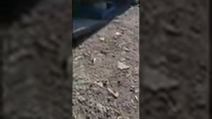Погрузка автомобиля на эвакуатор без заднего колеса_