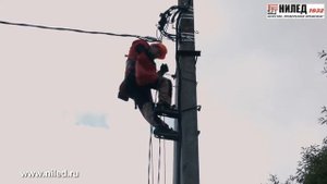 Монтаж ввода в дом проводом СИП