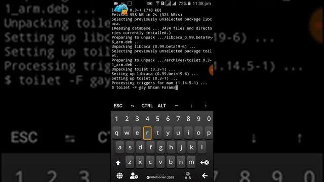 How To Install And Using (toilet) Funny Package On Termux смотреть онлайн