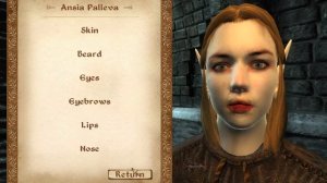 The Elder Scrolls IV - Oblivion, Female Wood Elf Character Creation Formula (No Mod,Vanilla)