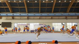 Сборная МГЛУ (чирлидинг-группа). XXXV Московские студенческие спортивные игры.