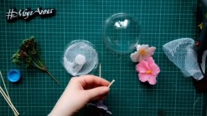Как упаковать орхидею из мыла в купол | Мыловарение |     Подарок девушке | #МылАнна