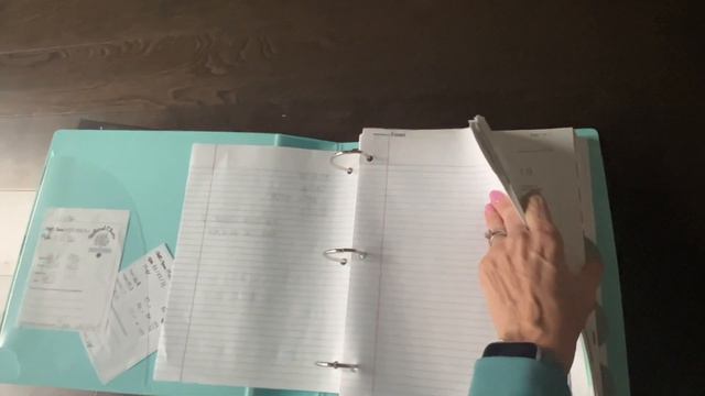 Getting organized with binders