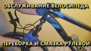 РЕМОНТ И ОБСЛУЖИВАНИЕ ВЕЛОСИПЕДА - ПЕРЕБОРКА И СМАЗКА РУЛЕВОЙ КОЛОНКИ