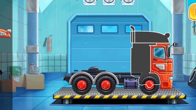 MERAKIT MESIN PENGADUK BETON DAN BANGUN STASIUN PENERBANGAN ROKET | GAME KARTUN | GOKIDS INDONESIA смотреть онлайн